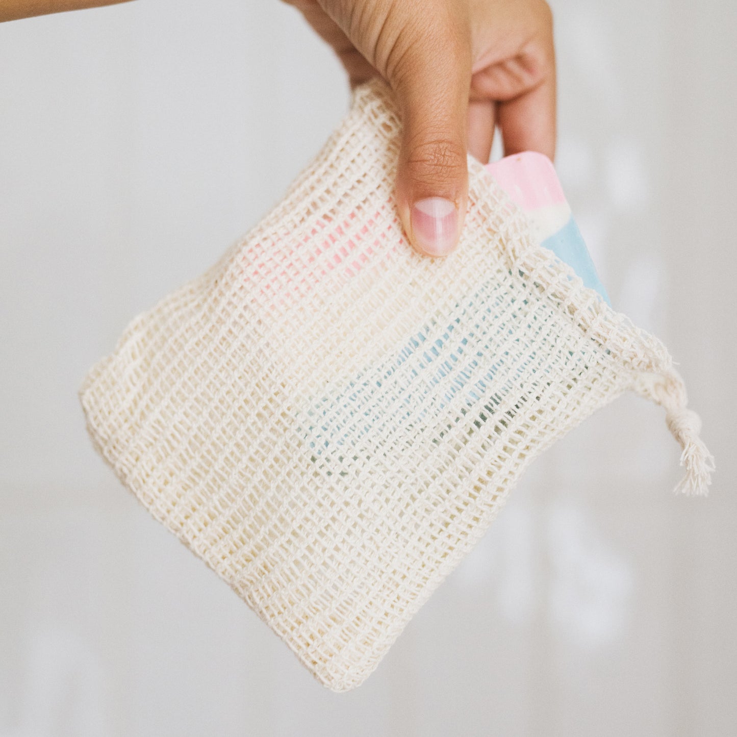 Ramie Fiber Soap Bag